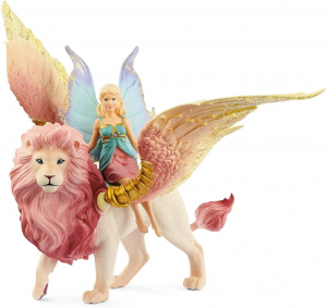 Schleich tündér szárnyas oroszlánon (70714)