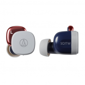 Audio-Technica ATH-SQ1TWNRD TWS Bluetooth fülhallgató kék-piros