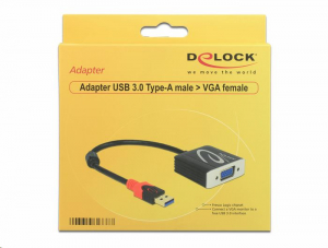 DeLock 62738 USB 3.0 -> VGA anya átalakító