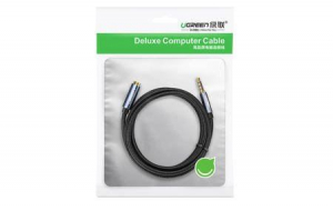 UGREEN AV118 AUX jack audio hosszabbító kábel 3.5 mm 1.5m fekete (10593)