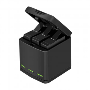 Telesin GoPro Hero8 hármas akkumulátor töltő + 2db akkumulátor (GP-BNC-801)