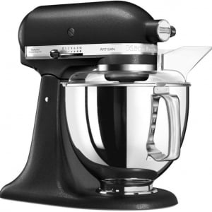 KitchenAid Artisan robotgép 4,8 literes és 3 literes tállal öntöttvas fekete (5KSM175PSEBK)