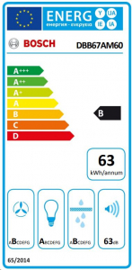 Bosch DBB67AM60 integrált kialakítású design páraelszívó