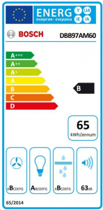 Bosch DBB97AM60 integr&aacute;lt kialak&iacute;t&aacute;s&uacute; design p&aacute;raelsz&iacute;v&oacute;