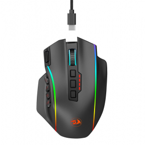Redragon M901 vezeték nélküli Gaming egér fekete (M901P-KS)