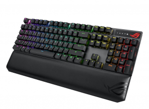ASUS ROG Strix Scope NX Wireless Deluxe Red Mechanical gaming billentyűzet fekete (90MP02I6-BKHA00)