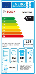 Bosch WQG233D40 szárítógép