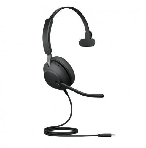 Jabra Evolve2 40 MS USB-C mono headset fekete (24089-899-899)