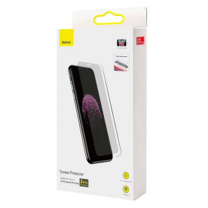 Baseus iPhone XS Max / 11 Pro Max edzett üvegfólia, 0.3mm, 1db (SGBL061702)