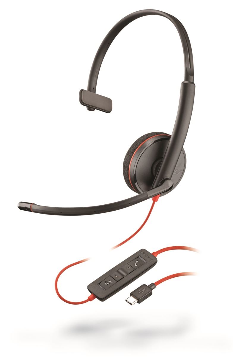 Poly Blackwire 3210 USB-C mono headset (209748-201)