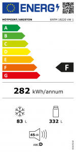 Whirlpool WSFO 3O23 PF szabadonálló mosogatógép fehér