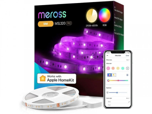 Meross Smart WiFi LED szalag RGBW 5m (MSL320HK(EU)-PRO)