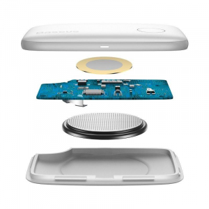 Baseus T2 Bluetooth nyomk&ouml;vető zsin&oacute;rral, feh&eacute;r (ZLFDQT2-02)