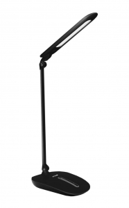Avide LED asztali l&aacute;mpa &eacute;rint&eacute;svez&eacute;relt dimmer fekete 10W (ABLDL-FTD-10W-BL)
