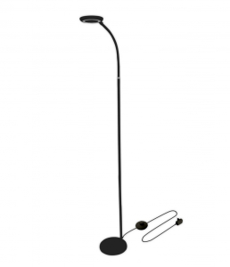 Avide LED &aacute;ll&oacute;l&aacute;mpa Angel 12W NW fekete (ABLFL-12W-ANGEL-B)