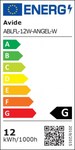 Avide LED &aacute;ll&oacute;l&aacute;mpa Angel 12W NW feh&eacute;r (ABLFL-12W-ANGEL-W)