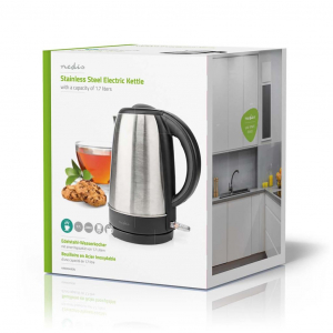 Nedis KAWK340EAL v&iacute;zforral&oacute; aluminium-fekete