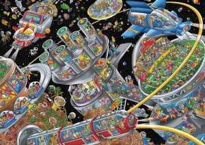 Schmidt Space Colony 1000 db-os puzzle (4001504599676)