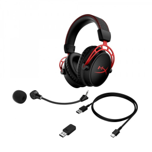 HyperX Cloud Alpha Wireless vezeték nélküli gaming headset fekete (4P5D4AA)