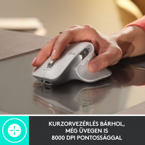 Logitech MX MASTER 3S vezeték nélküli bluetooth egér Pale Grey (910-006560)