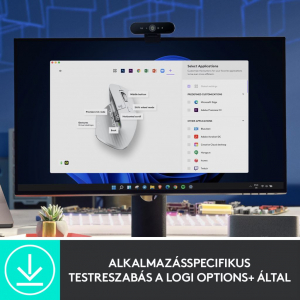 Logitech MX MASTER 3S vezeték nélküli bluetooth egér Pale Grey (910-006560)