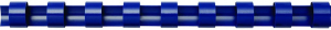 Fellowes 14mm műanyag spirál, 81-100 lapig, kék (5346706)