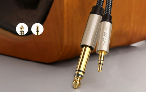 UGREEN AV127 TRS- jack kábel, 3.5mm, 5m, szürke (10630)