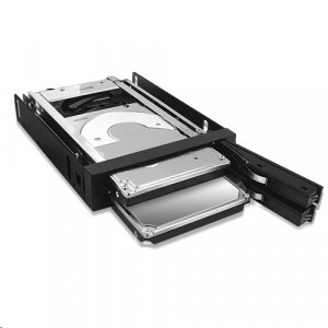 RaidSonic ICY BOX  2,5"-3.5" mobil rack SATA fekete (IB-2227StS)