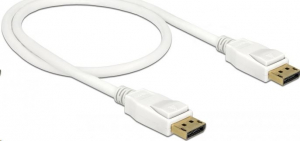 DeLock 85507 Displayport 1.2 apa > Displayport apa 0,5m fehér