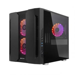 Chieftec Chieftronic M2 GM-02B-OP táp nélküli ablakos mATX ház fekete