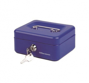Office Depot mini pénzkazetta kék (4049968)
