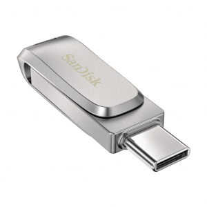 Pen Drive 64GB USB 3.1 Gen1 SanDisk Dual Drive Luxe ezüst (186463 / SDDDC4-064G-G46)