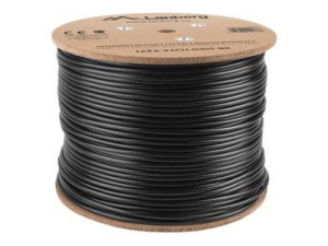 Lanberg FTP CAT6 kültéri kábel 305m fekete (LCF6-21CU-0305-BK)