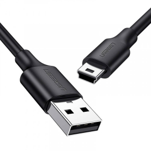 UGREEN US132 USB-A - mini USB kábel 3m fekete (10386 )