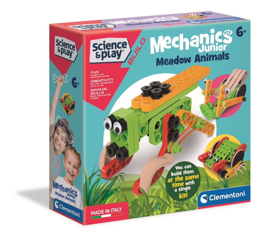 Clementoni Science & Play: Mechanikai laboratórium Junior - Rovarok játék szett (75058TE) 