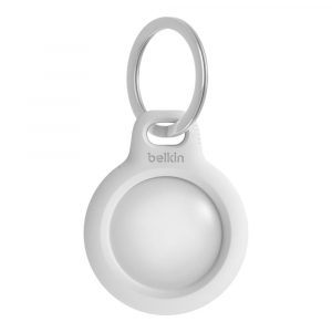 Belkin AirTag tartó kulcskarikával fehér (F8W973btWHT)
