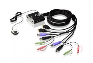 ATEN KVM Switch 2-Port USB HDMI/Audio (CS692)