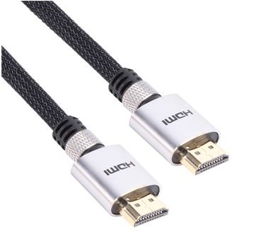 VCOM HDMI kábel V1.4 (apa-apa) 15 m, fekete-ezüst (VCH2H15)