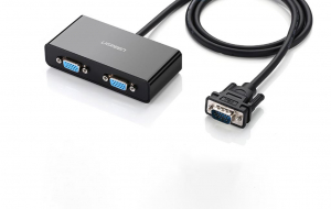 UGREEN 40254 VGA elosztó kábel 1m fekete (20918)