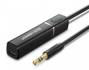 UGREEN Bluetooth 5.0 jeladó aptX fekete (40761)