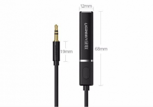 UGREEN Bluetooth 5.0 jeladó aptX fekete (40761)