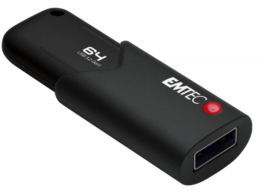 Pen Drive 64GB Emtec Click Secure B120 USB 3.2 (ECMMD64GB123)
