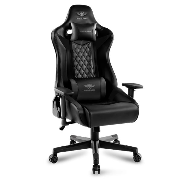 Spirit of Gamer Crusader gaming szék fekete (SOG-GCQBK)