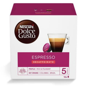 Nescaf&eacute; "Dolce Gusto Espresso" k&aacute;v&eacute;kapszula 16x7g, koffeinmentes (12395752)