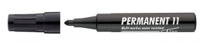 Alkoholos marker, 1-3 mm, kúpos, ICO "Permanent 11", fekete (TICP11FK)
