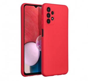 Forcell Soft Samsung Galaxy A13 4G szilikon hátlap tok, piros (65139)