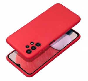 Forcell Soft Samsung Galaxy A13 4G szilikon hátlap tok, piros (65139)