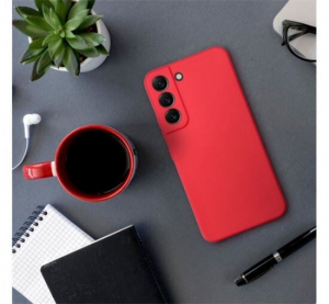 Forcell Soft Samsung Galaxy A13 4G szilikon hátlap tok, piros (65139)