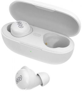 QCY T17 TWS Bluetooth mikrofonos fülhallgató fehér