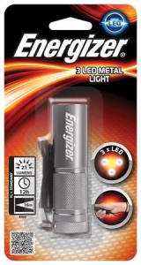 ENERGIZER LED Elemlámpa 3 LED Metal fém ház 3xAAA  (E301304000/NZFHM001)